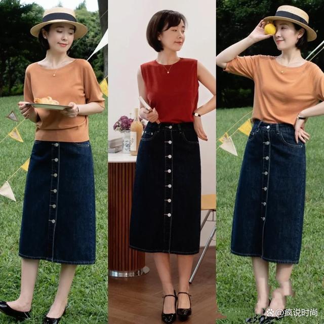略：优雅的半身裙搭配技巧解析凯发首页登录夏季女性穿搭攻(图8)